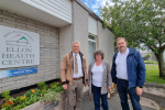 Douglas Lumsden MSP and local Ellon and District Councillors John Crawley and Gillian Owen