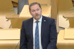 Douglas Lumsden MSP in Parliament